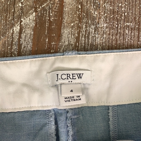 J Crew Chambray Shorts - Picture 3 of 5